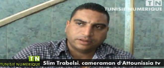 Tunisie-Vidéo : Un cameraman d&#39;Attounisia victime d&#39;une agression et d&#39;un ... - SLIM-TRABELSI1