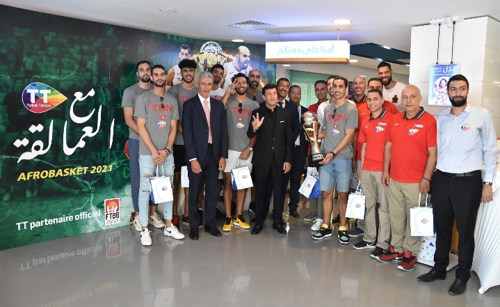 Tunisie Telecom, premier sponsor officiel du sport tunisien, fête le sacre de l’équipe nationale de basketball