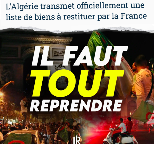 France : La droite pond un horrible visuel sur l’Algérie, la caravane Paris-Alger les écrasera et passera