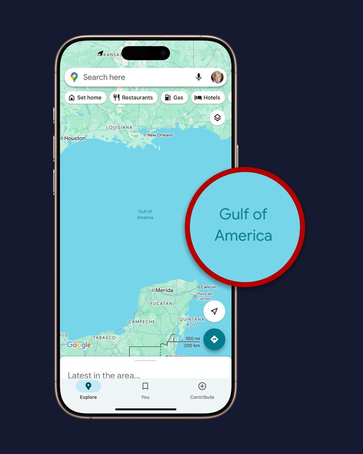 Google Maps adopte le "golfe d'Amérique" : la technologie, une arme d'influence politique pour Trump